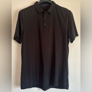 LIKE NEW Lululemon Tech Polo- LARGE, BLACK